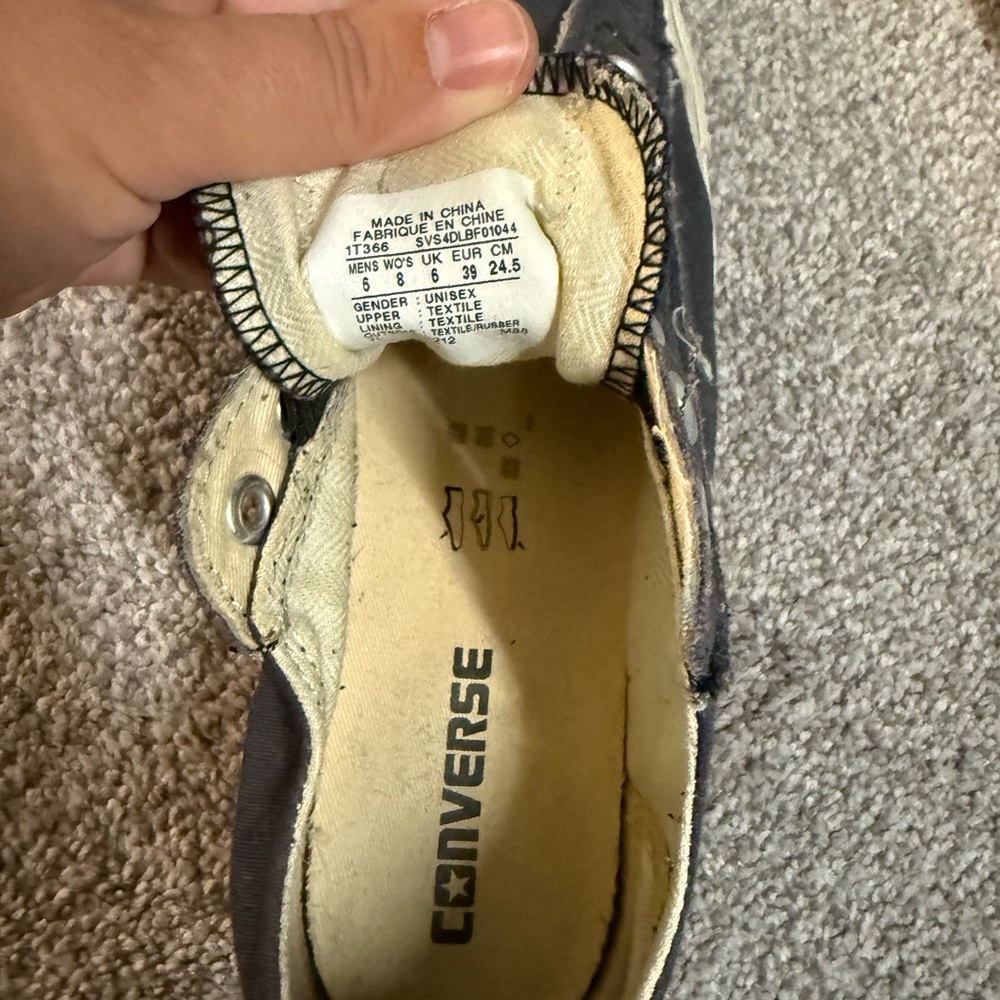 Converse Black Canvas Slip-On Sneakers - Picture 4 of 4